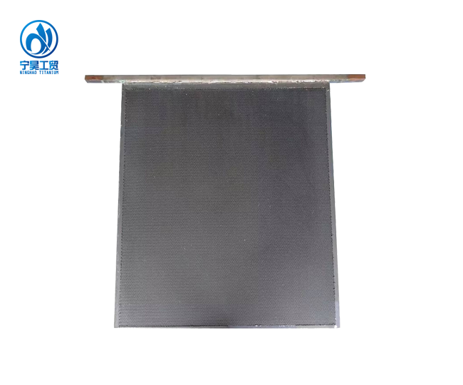 Titanium anode plates for copper recovery from electroplating wastewater